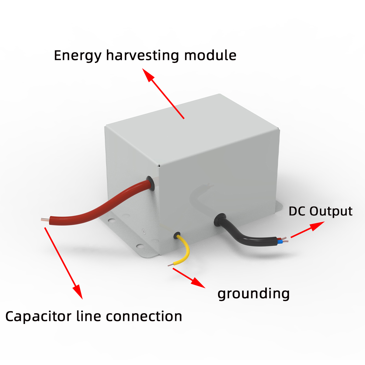 Dispositif de prise de puissance à condensateur haute tension