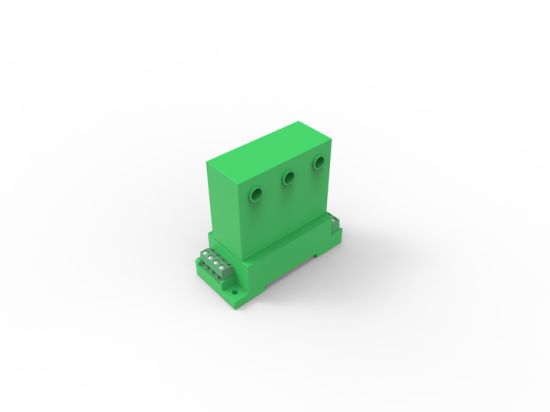 Capteur de courant d'utilisation ferroviaire triphasé de classe 0,5