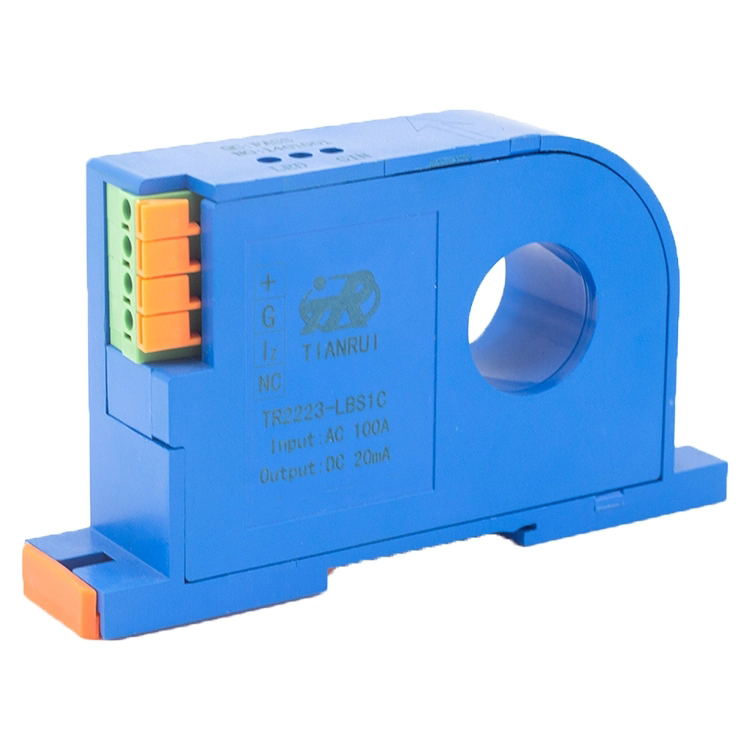 Capteur de courant à effet Hall, plage d'entrée 0 ~ 200A, transmetteur de courant d'utilisation ferroviaire