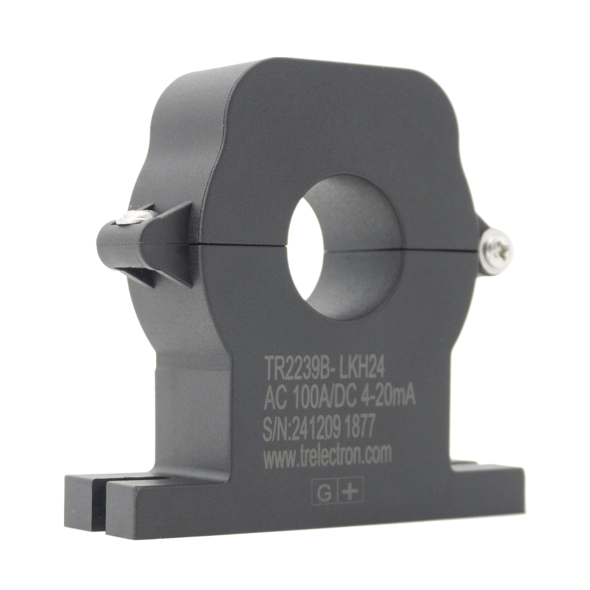  Capteur de courant à noyau divisé de capteur Effetc Hall AC 50A DC 4 ~ 20mA pour la gestion de l'alimentation 