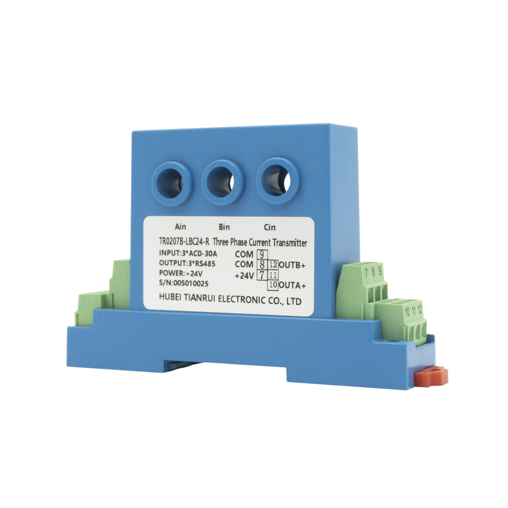 Transducteur de courant alternatif, entrée triphasée, sortie AC 0-30A, capteur de courant RS485 pour centres de contrôle de moteurs