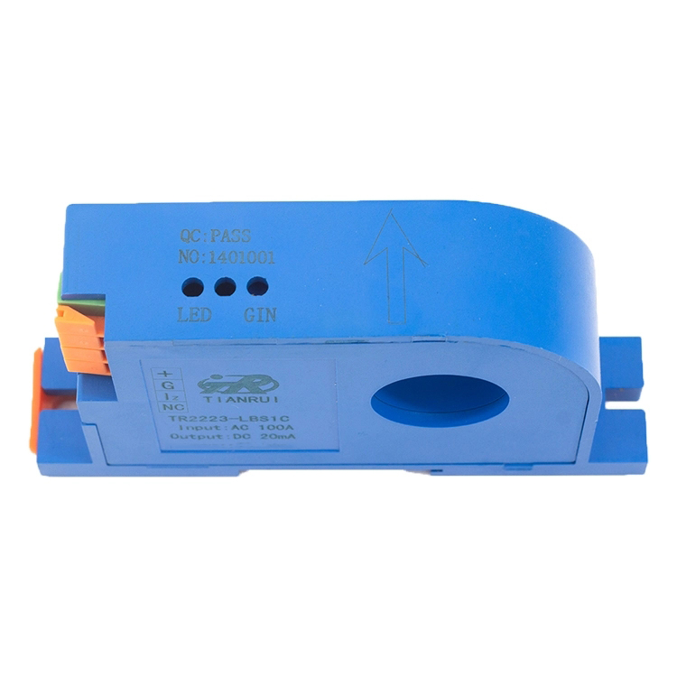 Capteur de courant à effet Hall, plage d'entrée 0 ~ 200A, transmetteur de courant d'utilisation ferroviaire