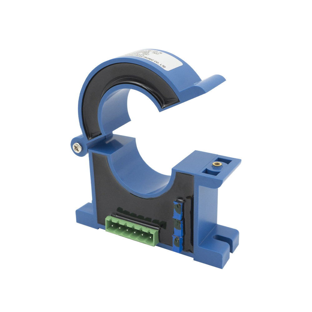 Transducteur de courant alternatif à noyau divisé TR0258-LBC24-R, entrée de transmetteur de courant AC 0-1000A, sortie RS485, ouverture 38mm, capteur de courant 